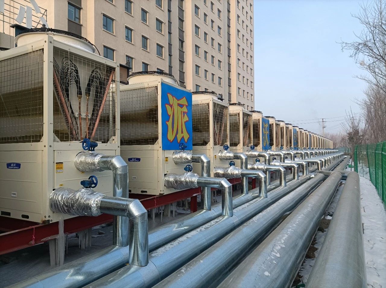 3044永利空气能为高端社区提供舒适采暖服务